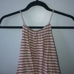 Red & Blue striped Crop Top!